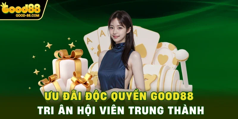 Ưu đãi độc quyền Good88 tri ân hội viên trung thành